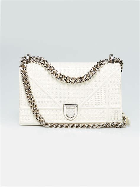 diorama white bag|christian dior diorama bag.